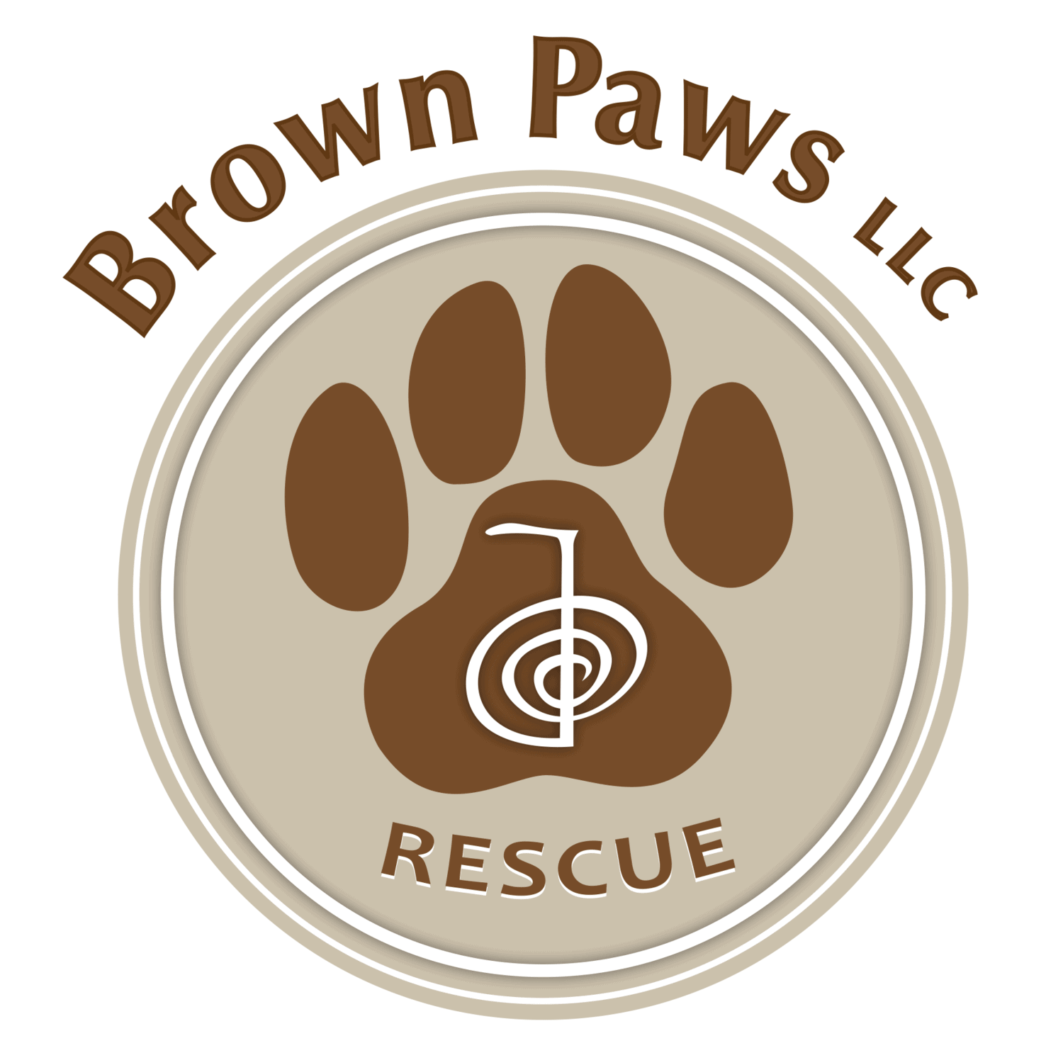 Brown Paws Rescue logo